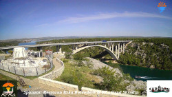 Skradin, řeka Krka, most A1