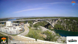 Skradin, řeka Krka, most A1