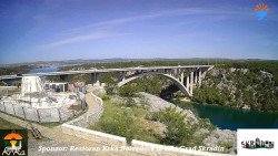 Skradin, řeka Krka, most A1