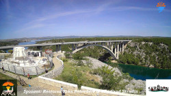 Skradin, řeka Krka, most A1