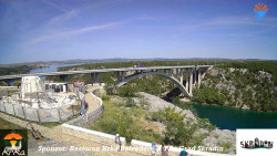 Skradin, řeka Krka, most A1