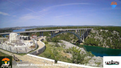Skradin, řeka Krka, most A1