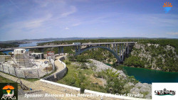 Skradin, řeka Krka, most A1