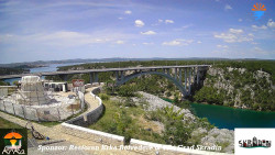 Skradin, řeka Krka, most A1