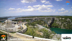 Skradin, řeka Krka, most A1