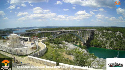 Skradin, řeka Krka, most A1