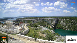 Skradin, řeka Krka, most A1