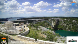 Skradin, řeka Krka, most A1