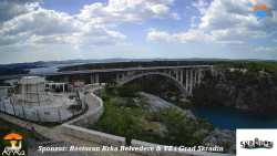 Skradin, řeka Krka, most A1