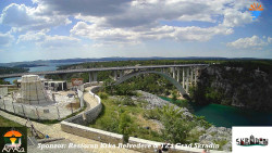 Skradin, řeka Krka, most A1