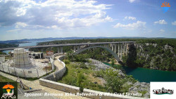 Skradin, řeka Krka, most A1