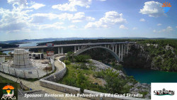Skradin, řeka Krka, most A1