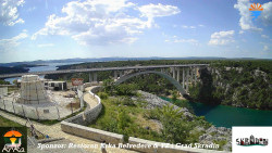 Skradin, řeka Krka, most A1