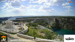 Skradin, řeka Krka, most A1