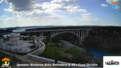 Skradin, řeka Krka, most A1