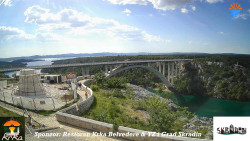 Skradin, řeka Krka, most A1