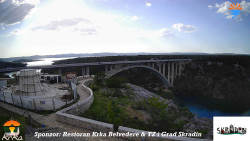 Skradin, řeka Krka, most A1