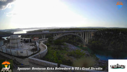 Skradin, řeka Krka, most A1