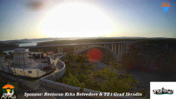 Skradin, řeka Krka, most A1