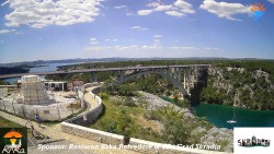 Skradin, řeka Krka, most A1