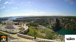 Skradin, řeka Krka, most A1