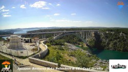 Skradin, řeka Krka, most A1