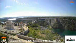 Skradin, řeka Krka, most A1