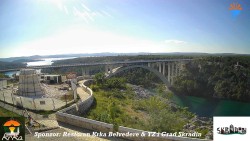 Skradin, řeka Krka, most A1
