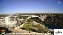 Skradin, řeka Krka, most A1