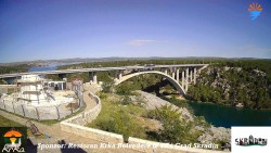 Skradin, řeka Krka, most A1