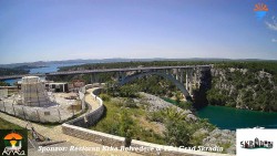 Skradin, řeka Krka, most A1