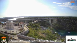 Skradin, řeka Krka, most A1