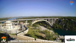 Skradin, řeka Krka, most A1