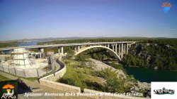 Skradin, řeka Krka, most A1