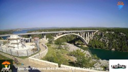 Skradin, řeka Krka, most A1
