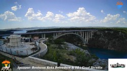 Skradin, řeka Krka, most A1