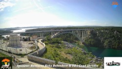 Skradin, řeka Krka, most A1