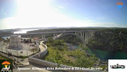 Skradin, řeka Krka, most A1