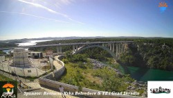 Skradin, řeka Krka, most A1