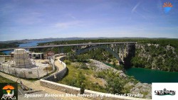 Skradin, řeka Krka, most A1