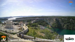 Skradin, řeka Krka, most A1