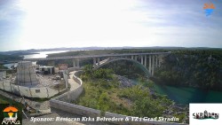 Skradin, řeka Krka, most A1