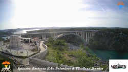 Skradin, řeka Krka, most A1