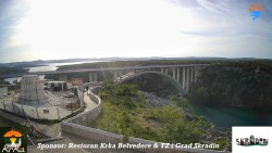 Skradin, řeka Krka, most A1