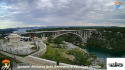 Skradin, řeka Krka, most A1