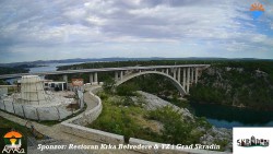 Skradin, řeka Krka, most A1