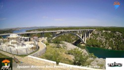 Skradin, řeka Krka, most A1