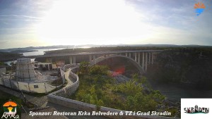Městečko Skradin - Skradin, řeka Krka, most A1 - 31.5.2026 v 19:15 Městečko Skradin - Skradin, řeka Krka, most A1 - 31.5.2026 v 19:15
