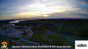 Městečko Skradin - Skradin, řeka Krka, most A1 - 31.5.2026 v 20:15 Městečko Skradin - Skradin, řeka Krka, most A1 - 31.5.2026 v 20:15