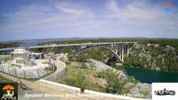 Skradin, řeka Krka, most A1